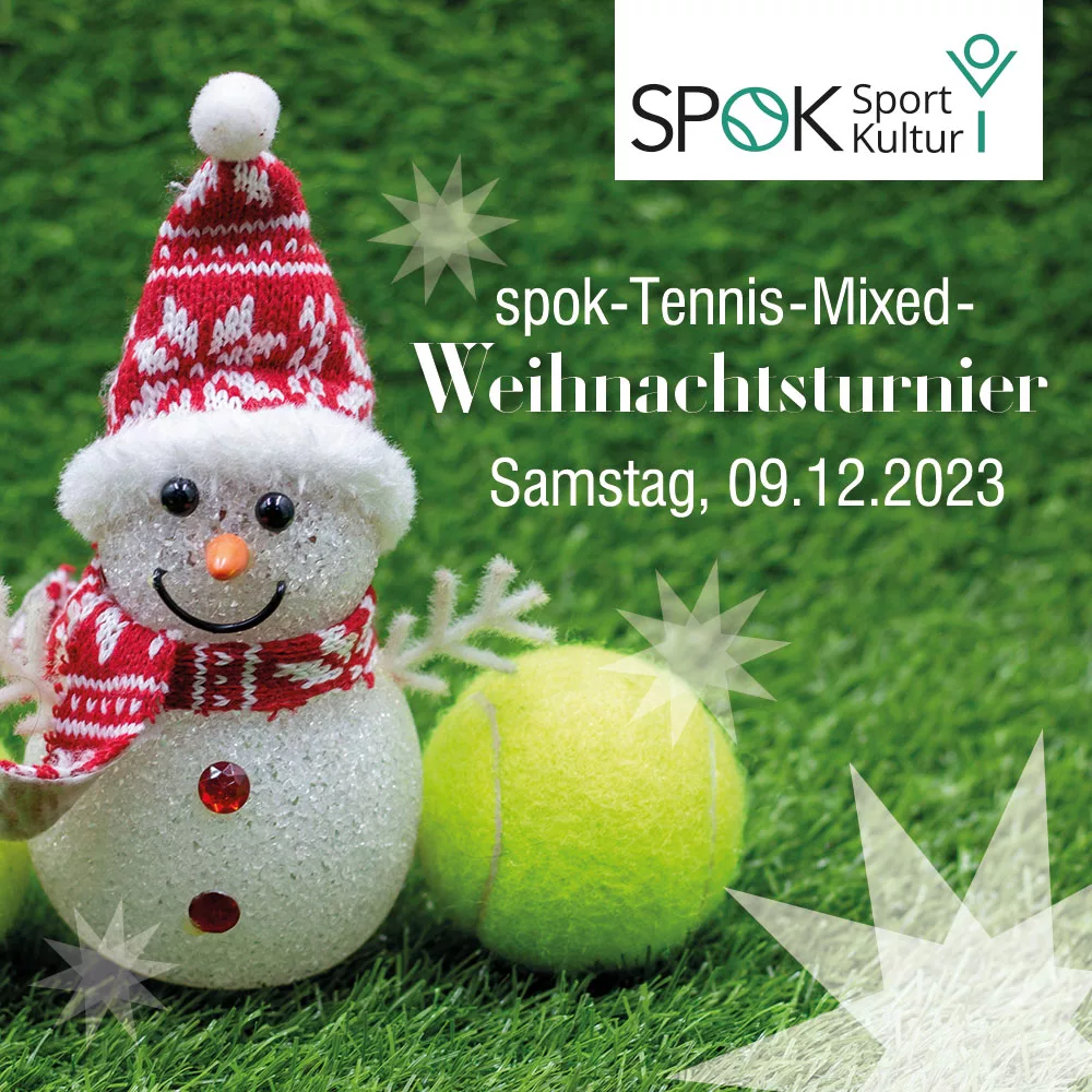 Einladung zum TennisMixedWeihnachtsturnier spok.de